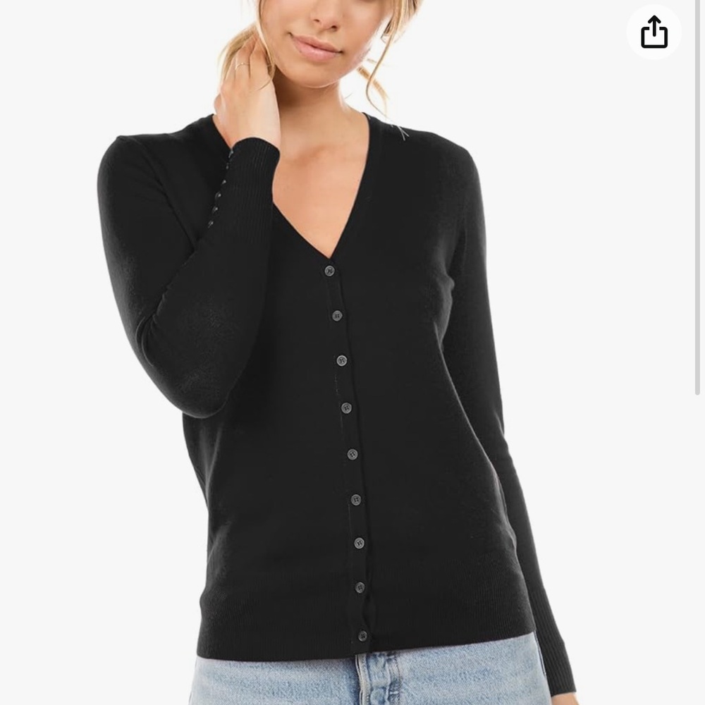Black womens cardigan